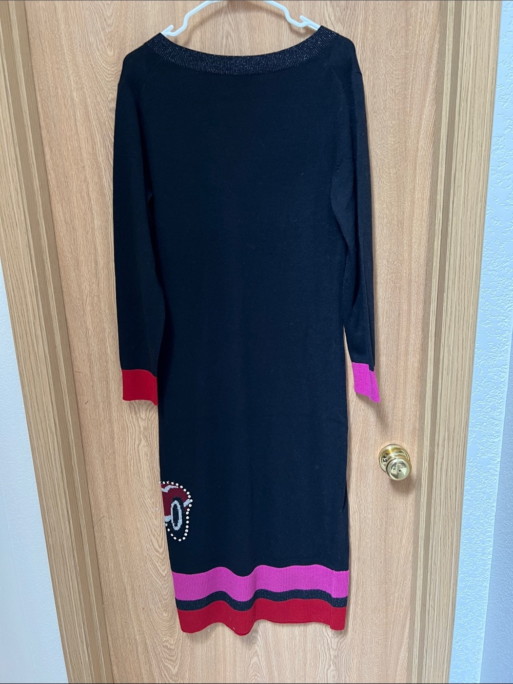 Kate Spade embellished car sweater dress - Picture 9 of 11